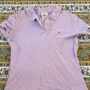 Lacoste Women's Polo in Soft Lavender